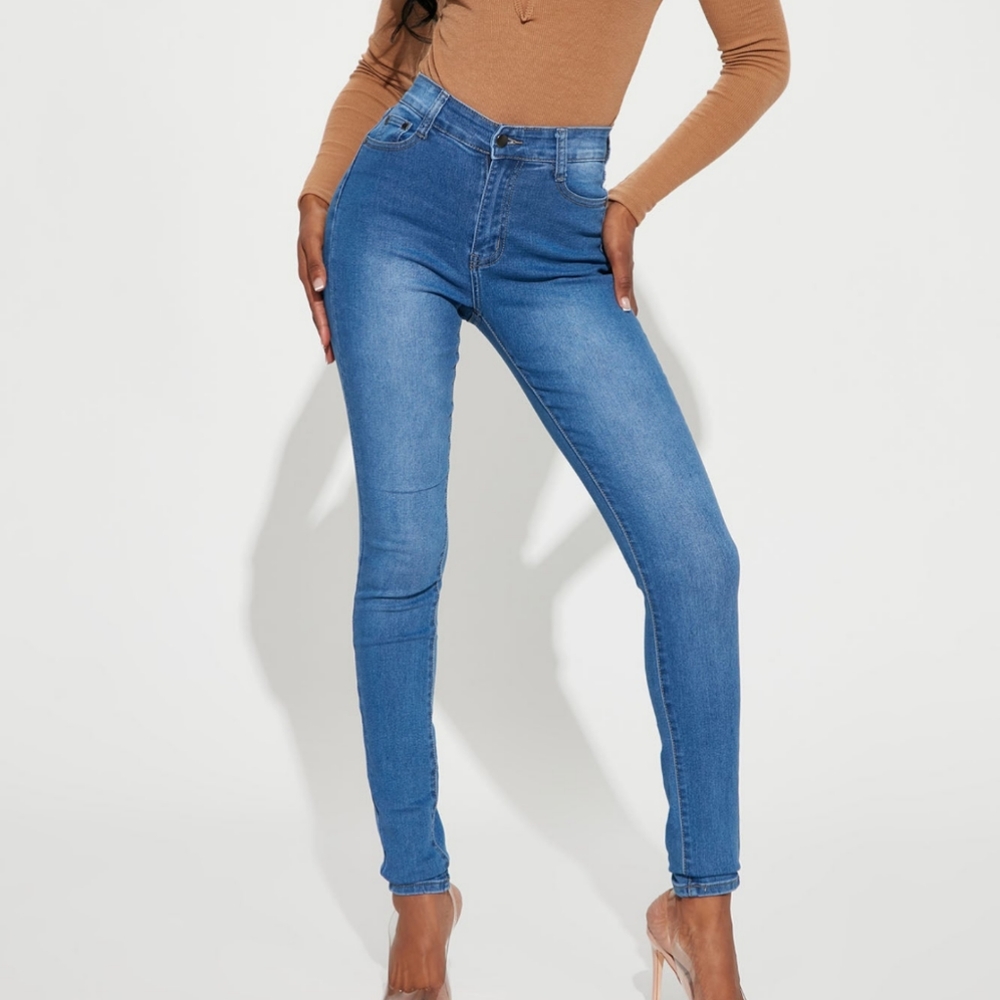 #114 Tall high-rise skinny jeans, medium stretch (7)
